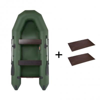 Лодка ПВХ Tulin Легенда 3100 PRO с фанерными вставками под мотор